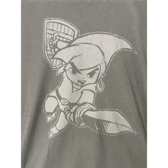 Authentic Nintendo Legends Of Zelda Men’s Black T Shirt Size XL Graphic Cotton - Picture 2 of 8